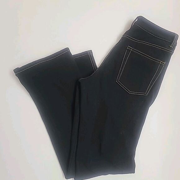 Womens Jeans Black Coldwater Creek 6P Straight Leg Natural Fit Mid Rise - Picture 4 of 11
